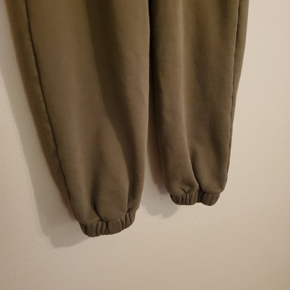 WARDROBE.NYC Military Green Drawstring Track Pant Jogger Sweatpant Loungewear XS - Picture 4 of 11